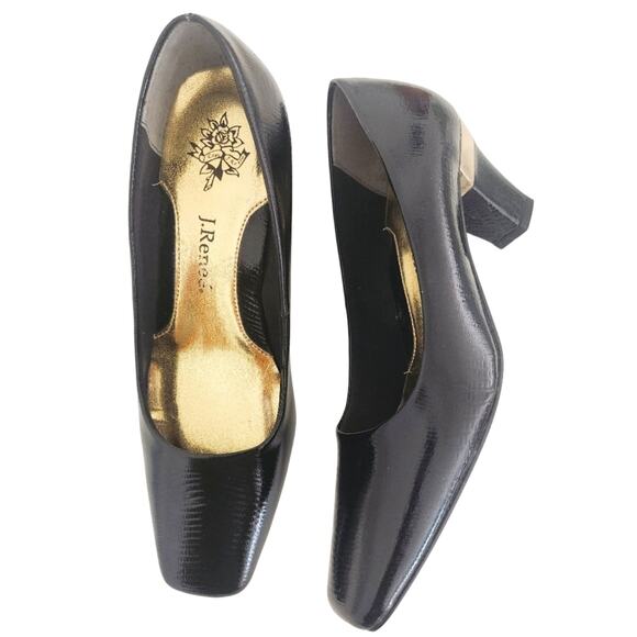 6.5 J. Renee Black Low Heels - Picture 1 of 6